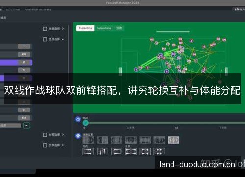 双线作战球队双前锋搭配,讲究轮换互补与体能分配 双线作战球队双前锋搭配,讲究轮换互补与体能分配
